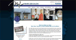 Desktop Screenshot of markleessalon.com